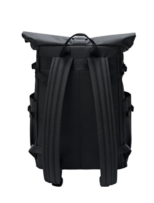 Mova Roll Top Backpack - Black