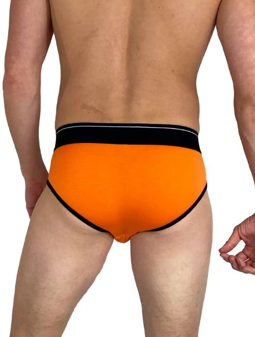 Tangerine Orange Bamboo Brief