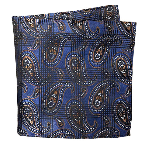 Paisley & Stripes Pocket Square