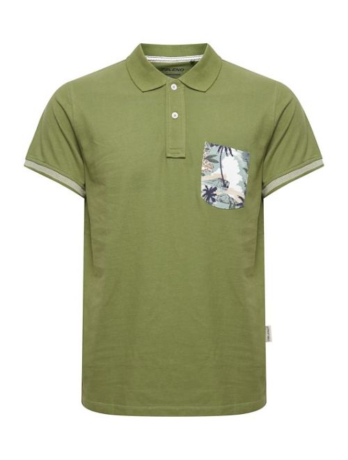 Pocket Graphic Polo Shirt - Green