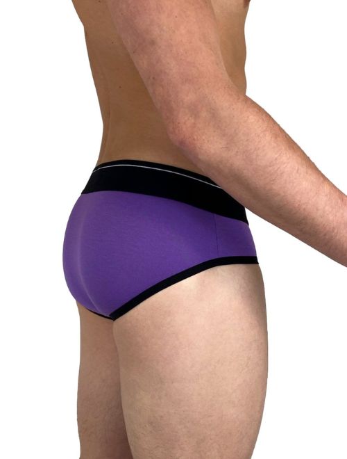 Heliotrope Purple Bamboo Brief