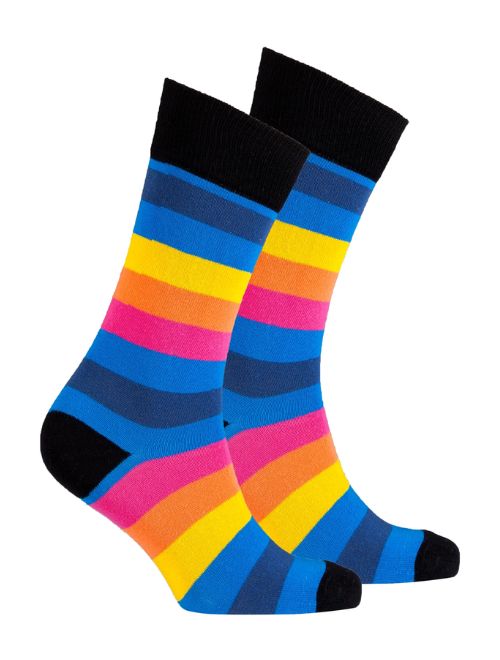 Rainbow Stripe Crew Sock