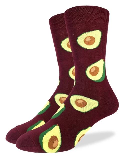 Red Avocado Crew Socks