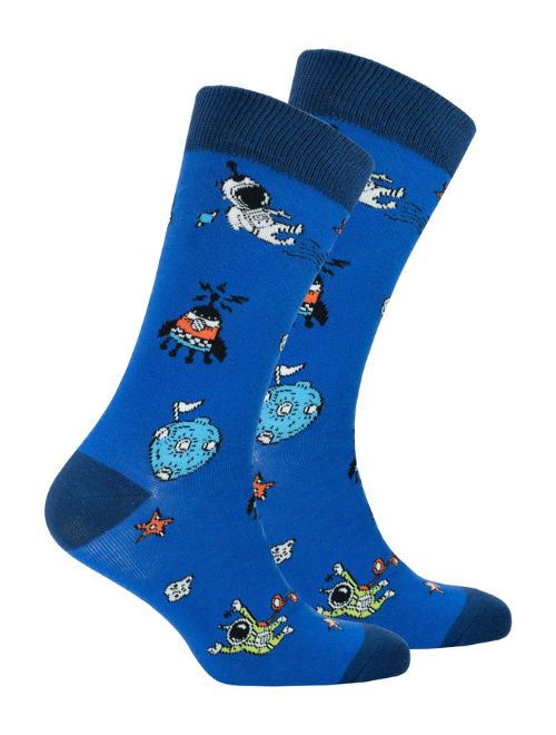 Space Doodle Crew Socks