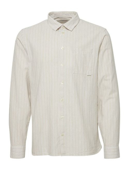 Long Sleeve Striped Shirt - Grey
