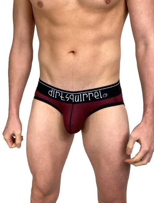 Syrah Red Mesh Jock