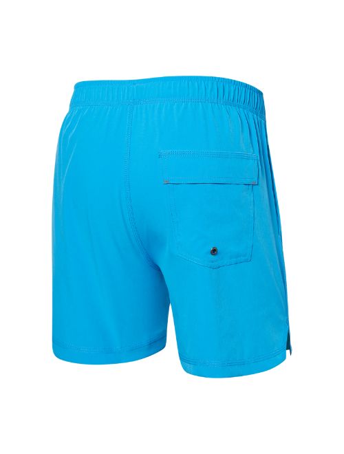 Oh Buoy! 5" Swim Trunk - Tropical Blue