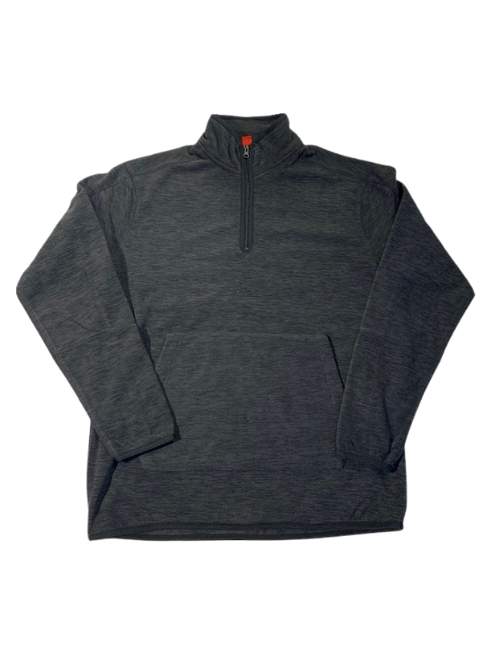 Charcoal Quarter Zip Athletic Pullover
