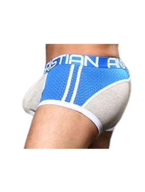 Show-It Front Enhancing Sports Mesh Boxer (Grey/Royal)