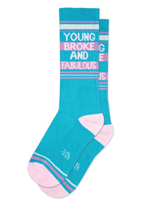Young Broke & Fabulous Socks