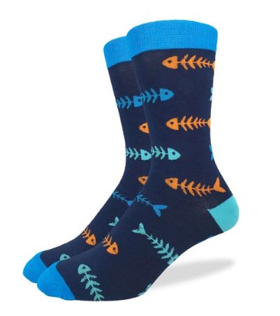 Blue Fish Crew Socks