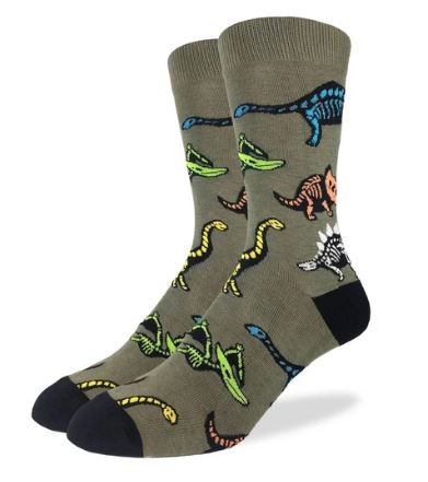 Dinosaur Skeletons Crew Socks