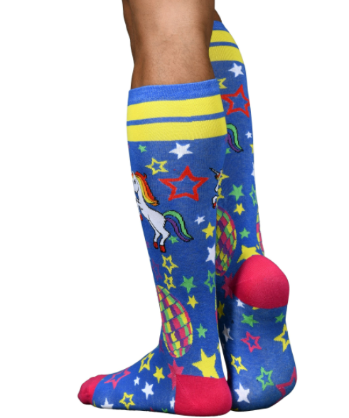 Disco Unicorn Socks