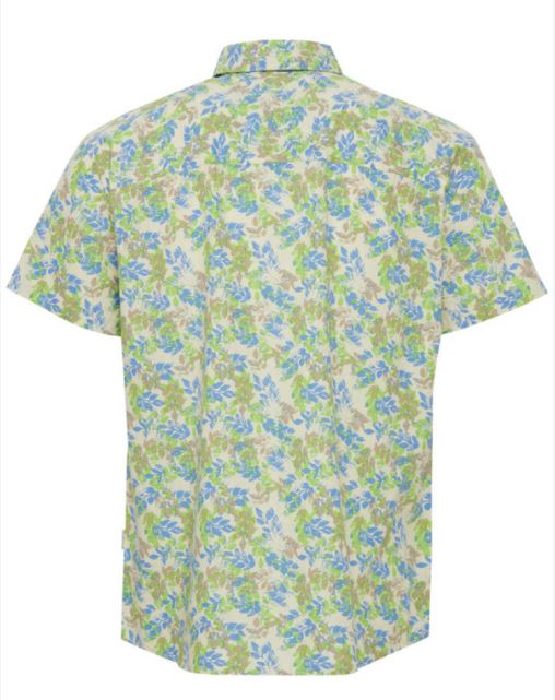 Branches Pattern Button Up - Green