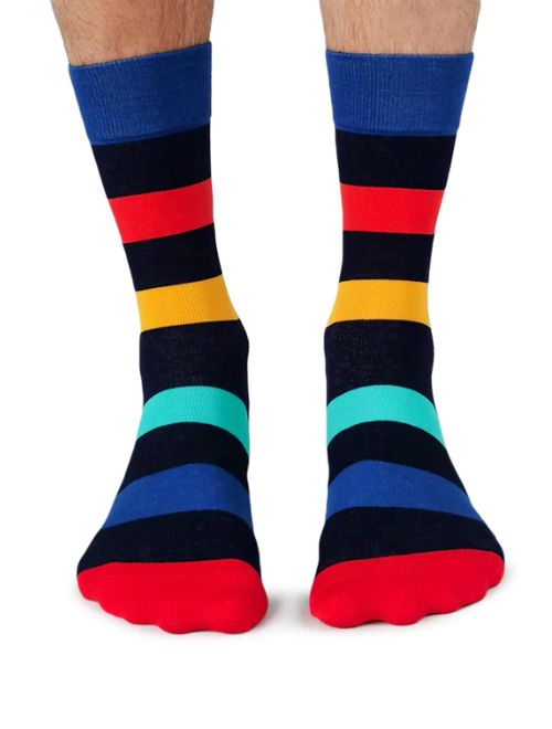 Here for the Stripes Crew Socks