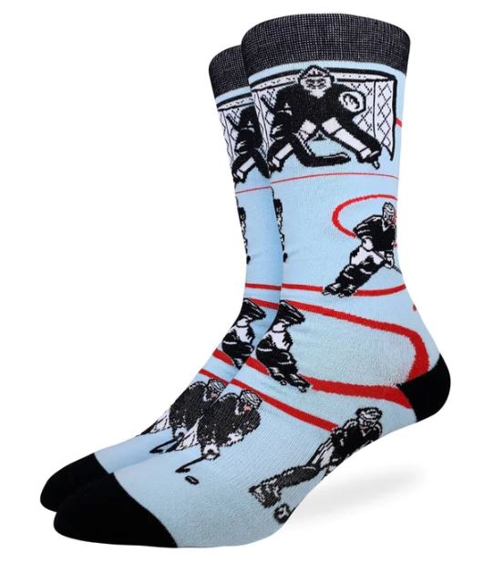 Red & Blue Hockey Active Fit Socks