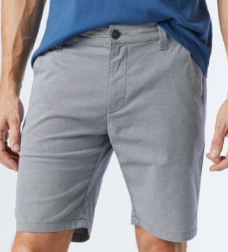 Jacob Grey Oxford Twill Shorts