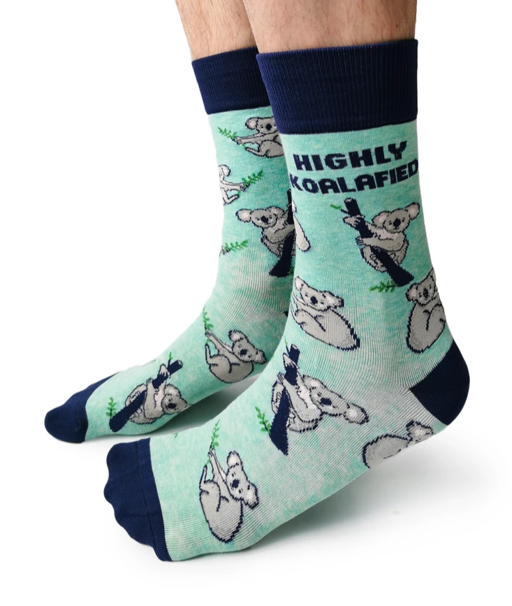Highly Koalafied Crew Socks