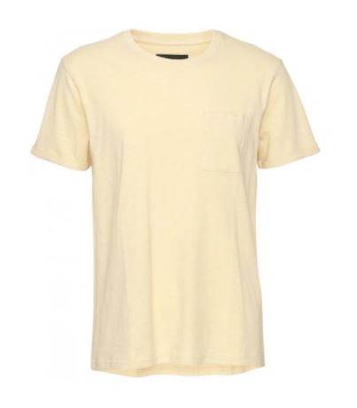 KOLDING Pocket Tee Pastel Yellow
