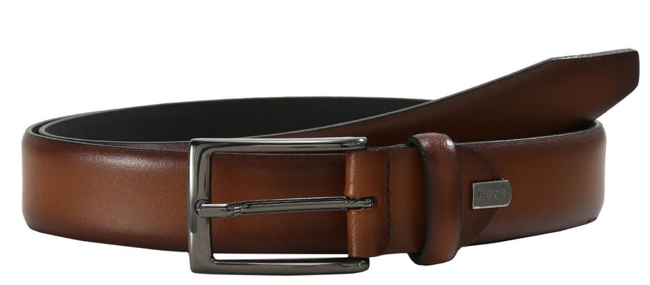 Thin Leather Dress Belt
