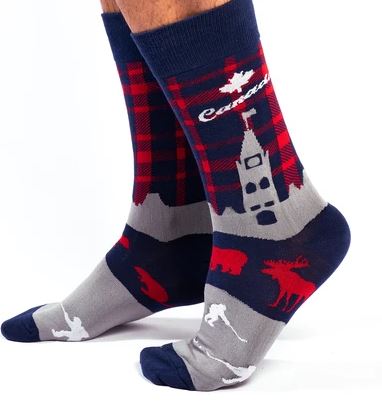 Oh Canada Crew Socks