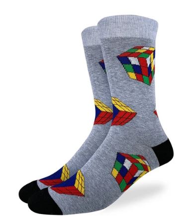 Rubik's Cube Crew Sock