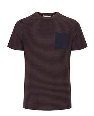 Jaquard Striped Pocket T-Shirt