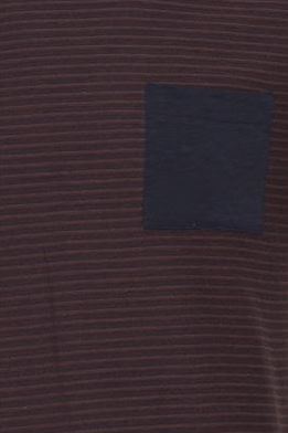 Jaquard Striped Pocket T-Shirt