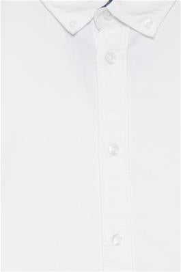 Slim Fit White Button Up