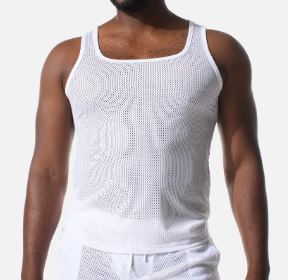 Trough Tank Top - White