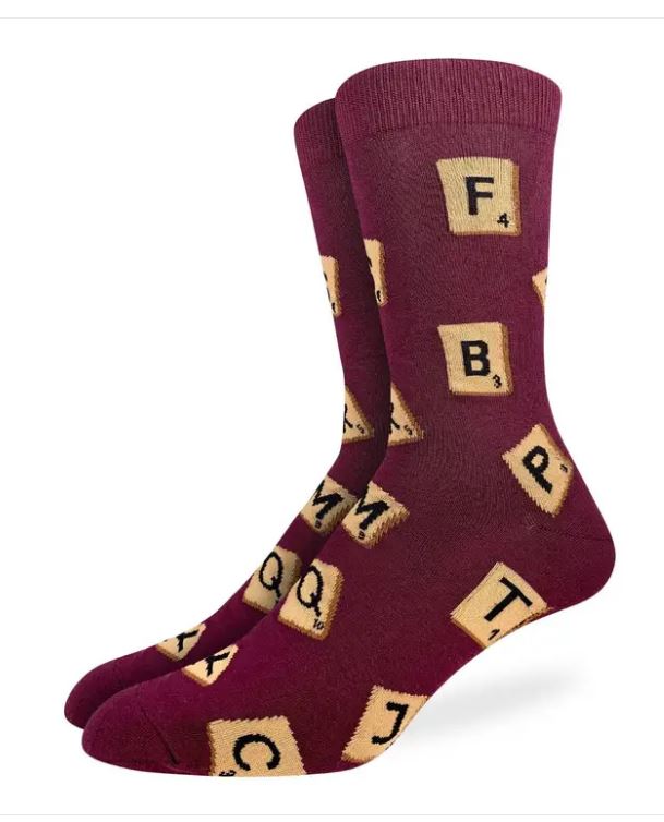 Word Game Crew Socks